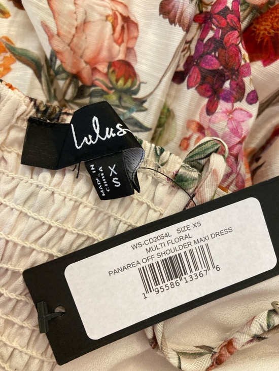 LULU’S Panarea Botanical Floral Maxi Dress NWT - Picture 7 of 15